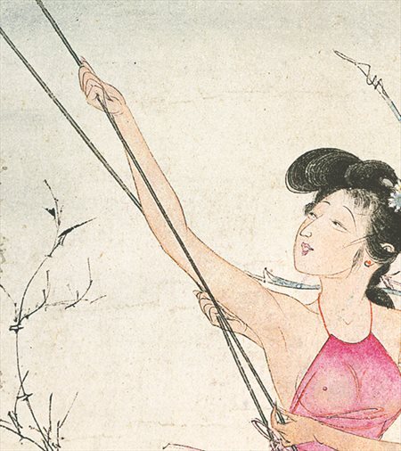 廛河-胡也佛的仕女画和最知名的金瓶梅秘戏图
